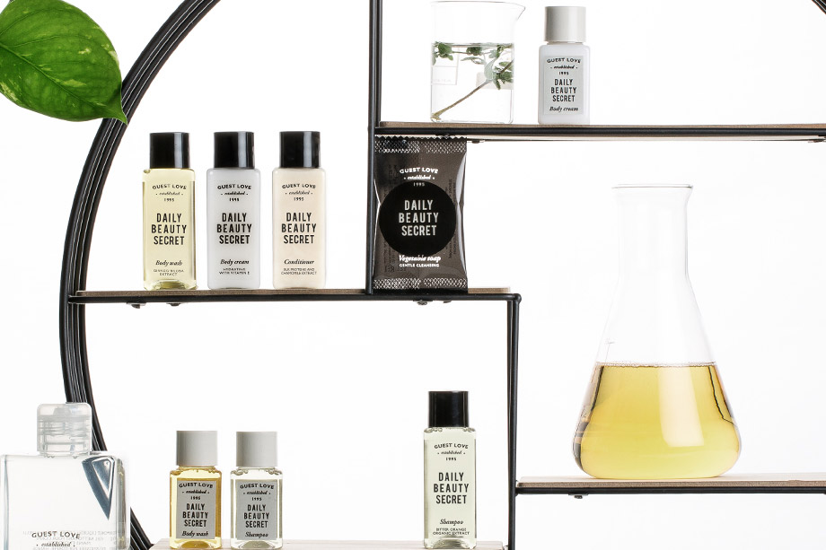 sapone e shampoo hotel