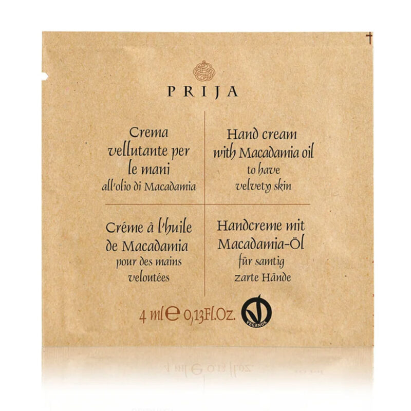 crema mani bustina veganok hotel prija