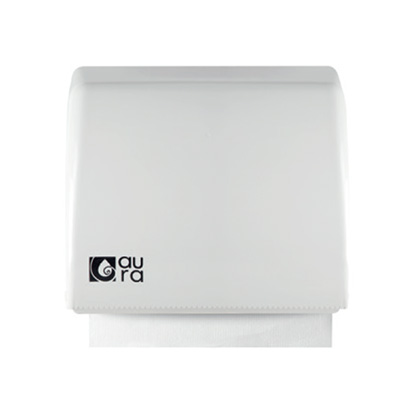dispenser asciugamani di carta bianco