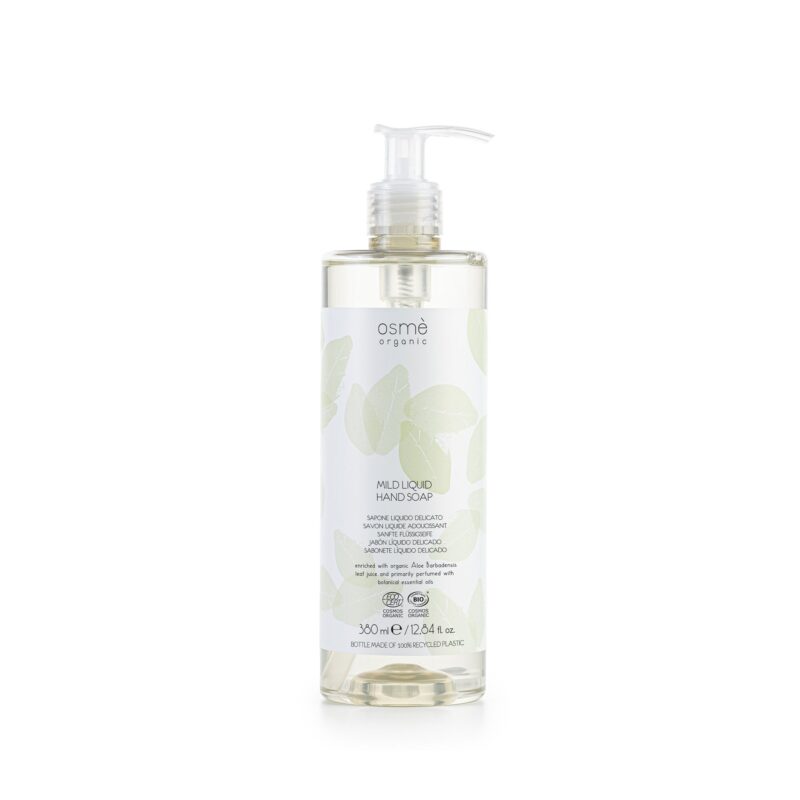 Sapone liquido delicato in flacone 380 ml in pet riciclato