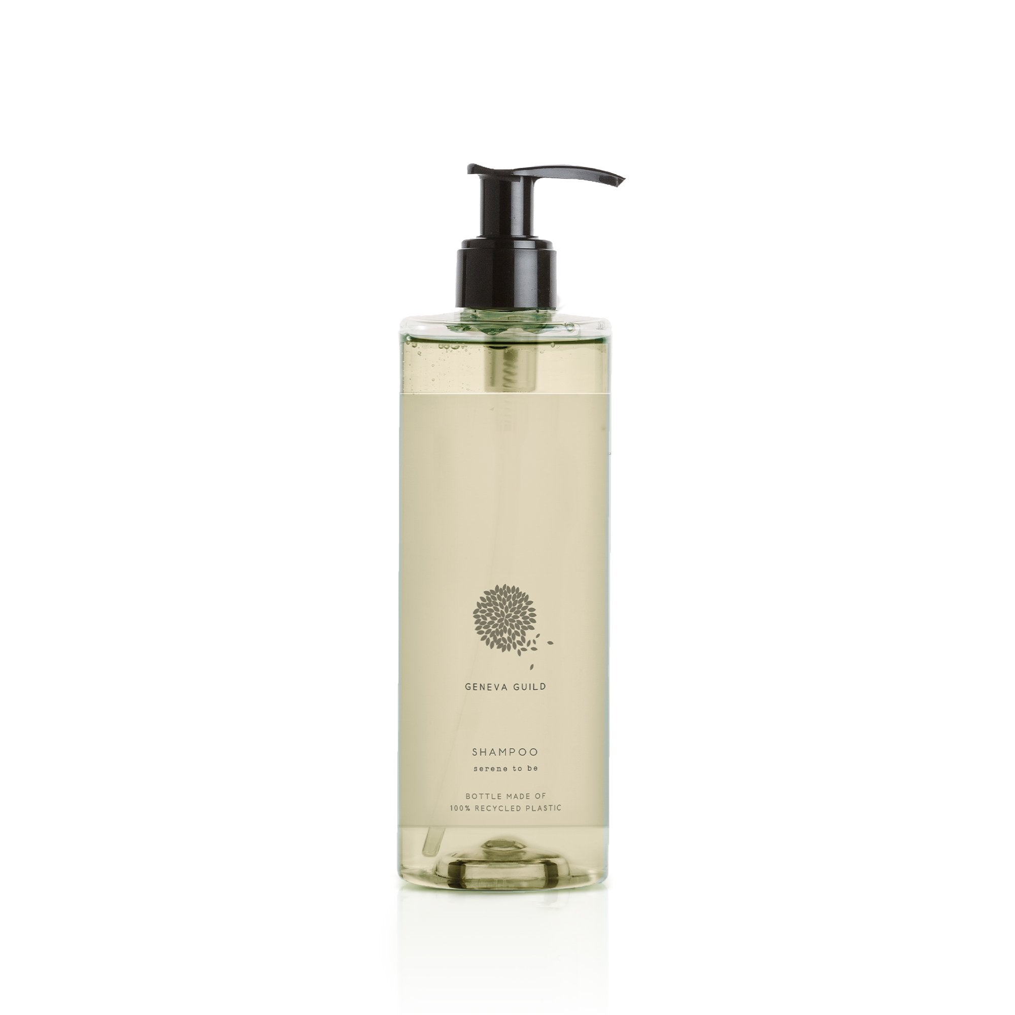 P400R_SGG Shampoo in 380 ml bottle made of recycled pet. Not refillable.