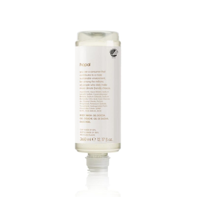 Gel doccia corpo in flacone 360 ml in pet riciclato