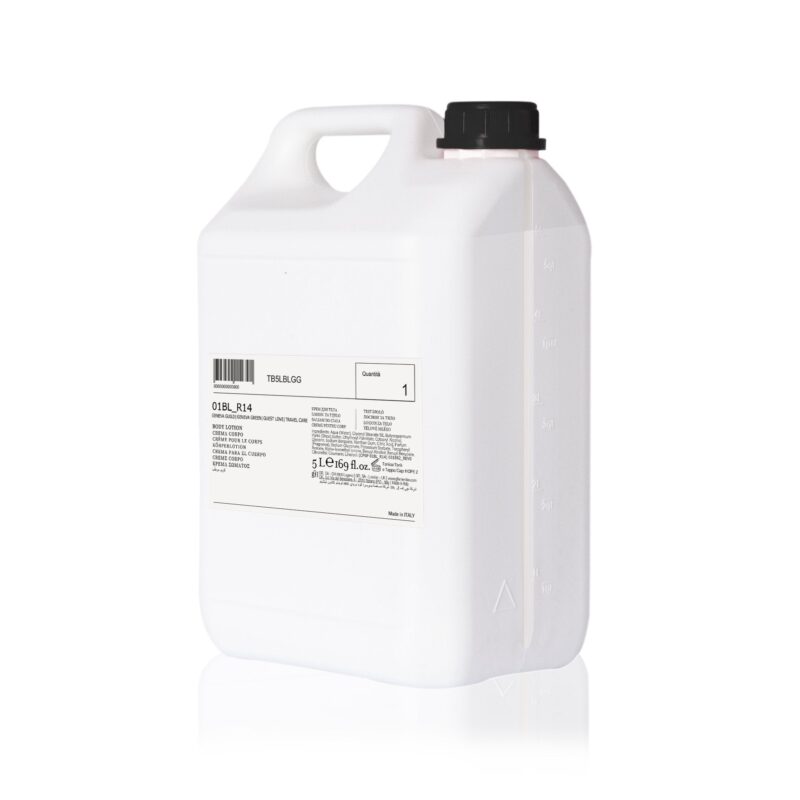 Ricarica 5 Litri in tanica di crema idratante.