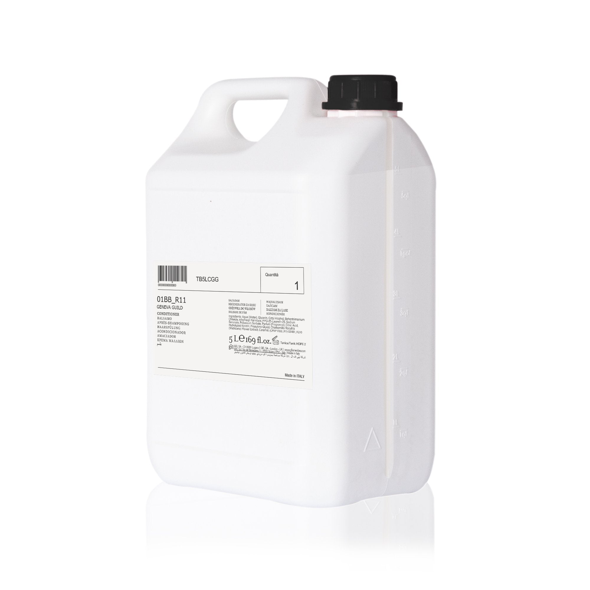 TB5LCGG Ricarica 5 Litri in tanica di balsamo capelli.