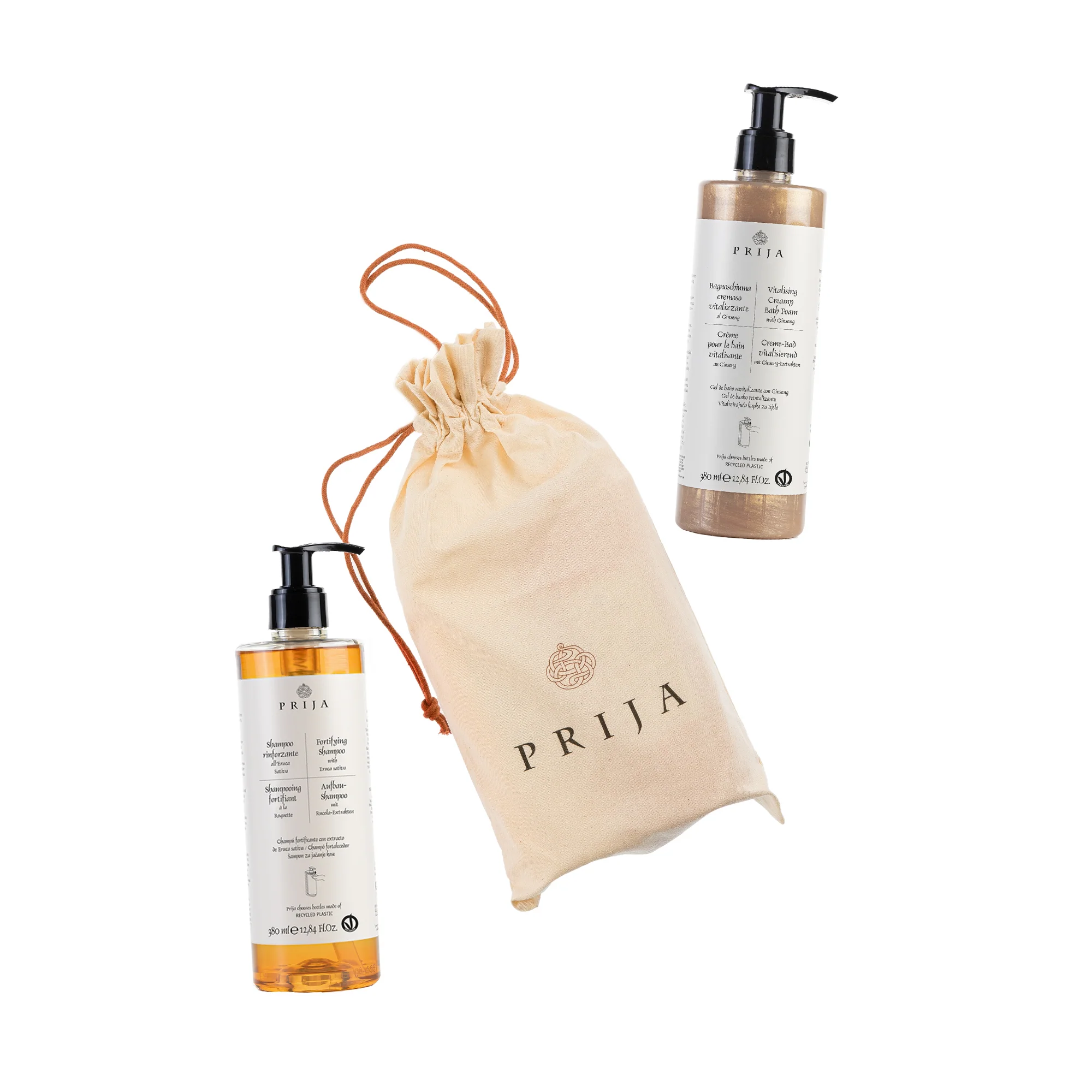 kit trattamento corpo capelli prija hotel
