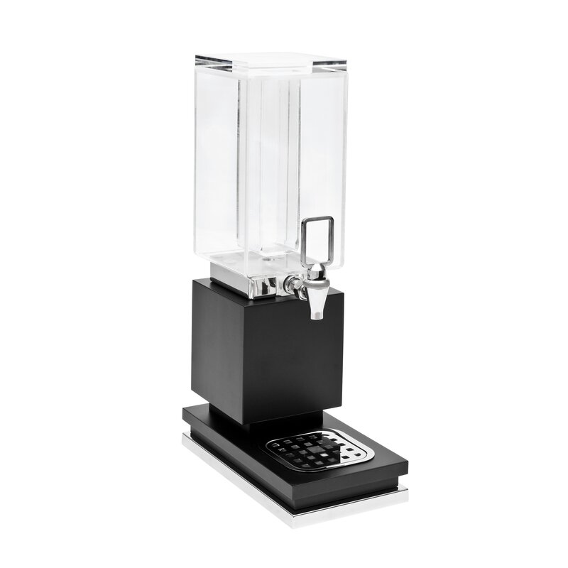 distributore bevende in legno nero Distributore bevande hotel in legno