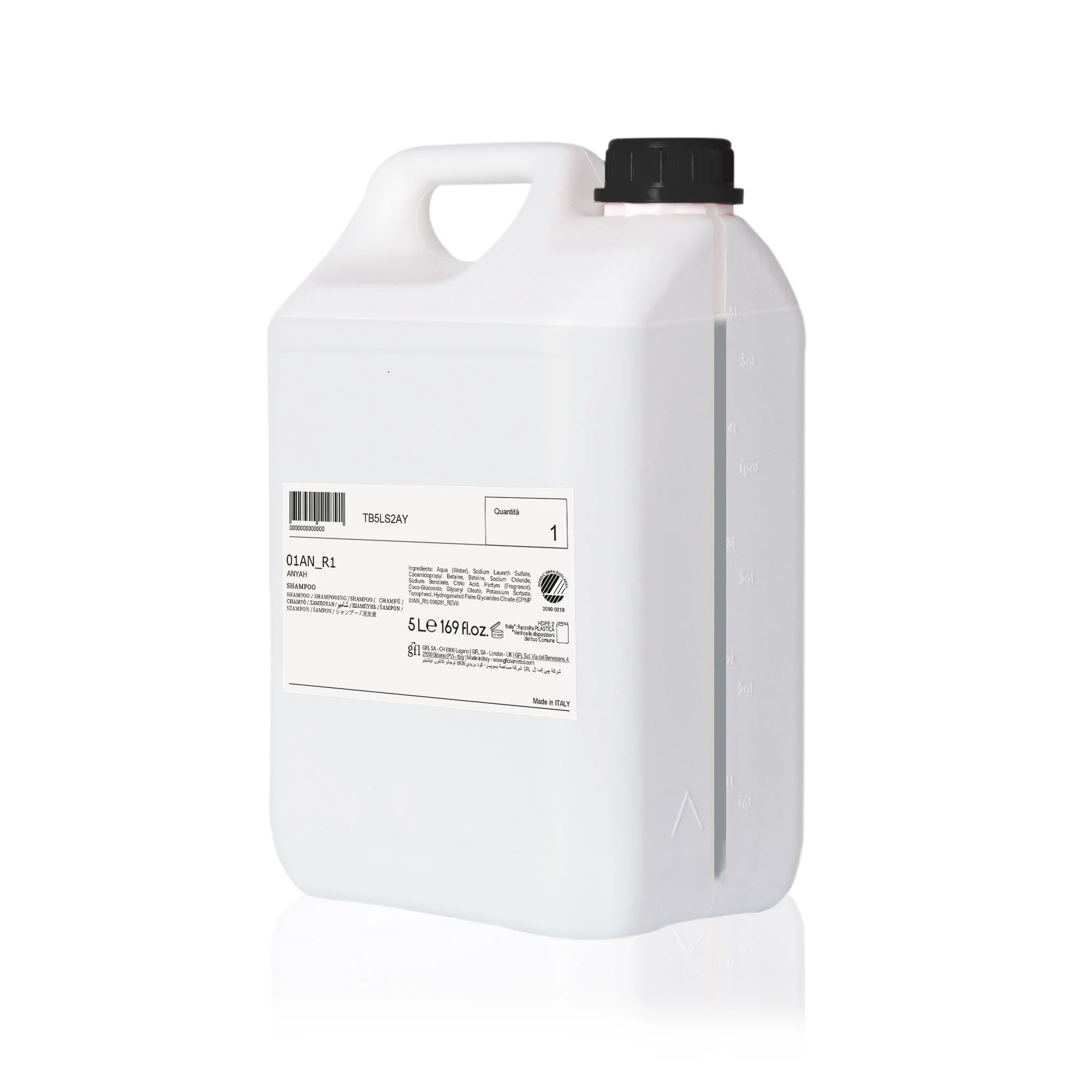 Anyah shampoo bottle Anyah Shampoo Tank