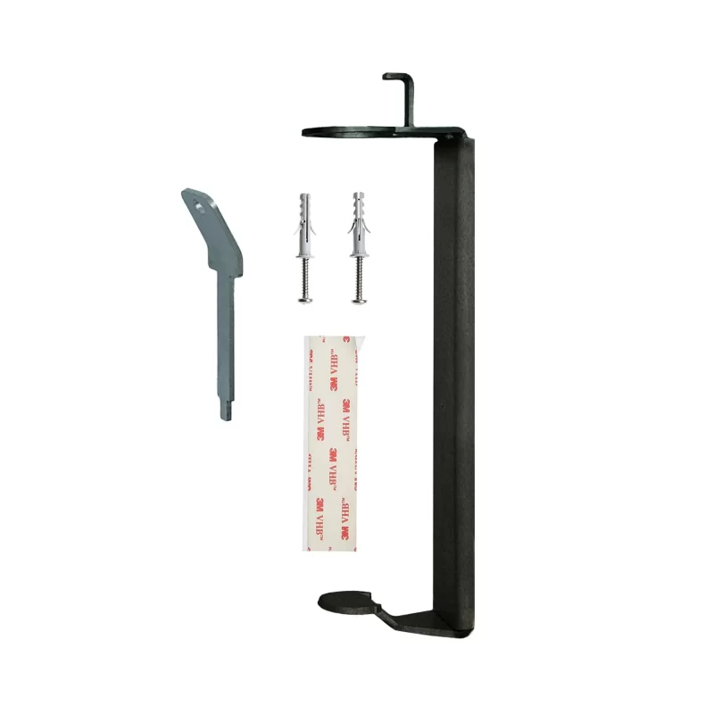 staffa in acciaio a polvere