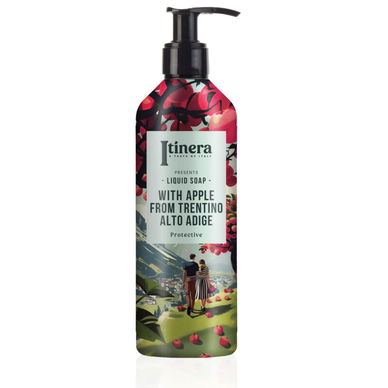 sapone liquido itinera veganok linea cortesia dispenser hotel