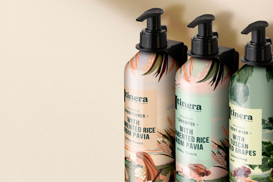 Itinera, Dispenser VeganOk Ispirati alle regioni Italine